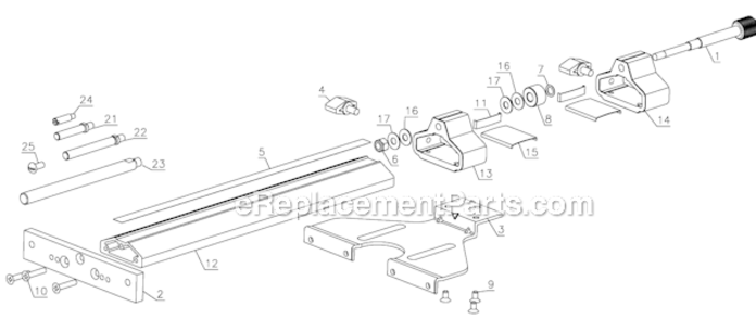 Part Location Diagram of 887155 DeWALT ROD